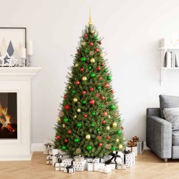 112-CZ. ZESTAW OZDÓB ŚWIĄTECZNYCH CZERWONO-ZIELONO-ZŁOTY