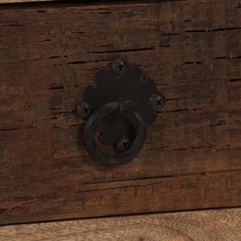 STOLIK KAWOWY Z 3 SZUFLADAMI LITE DREWNO MANGO 90X50X35CM