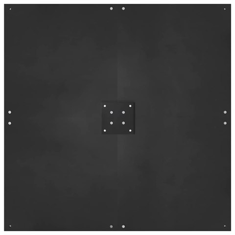 PODSTAWA DO PARASOLA CZARNY 100X100X4CM STAL