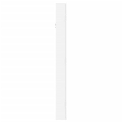 WISZĄCA SZAFKA NA BIŻUTERIĘ Z LUSTREM BIAŁA 37,5X10X106CM