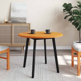 BLAT STOŁU OKRĄGŁY WOSKOWY BRĄZ Ø80X2,5CM DREWNO SOSNOWE