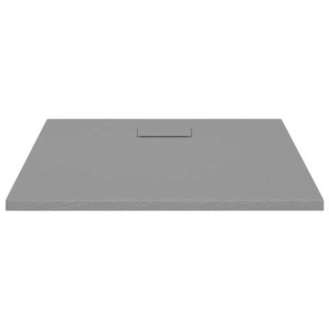 BRODZIK PRYSZNICOWY SMC SZARY 90X80CM