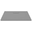 BRODZIK PRYSZNICOWY SMC SZARY 90X90CM