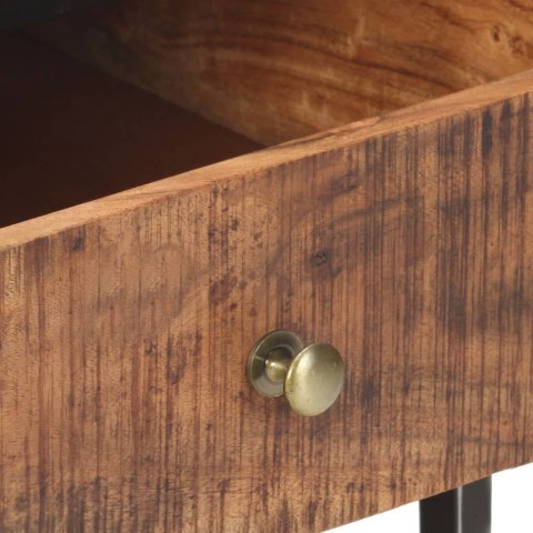 STOLIK KAWOWY 90X50X40CM SUROWE DREWNO AKACJOWE