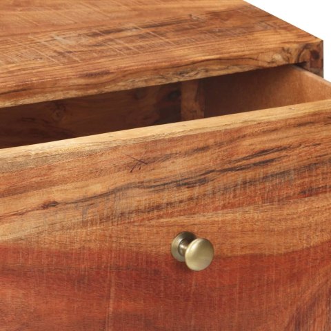 STOLIK KONSOLA 90X35X75CM SUROWE DREWNO AKACJOWE