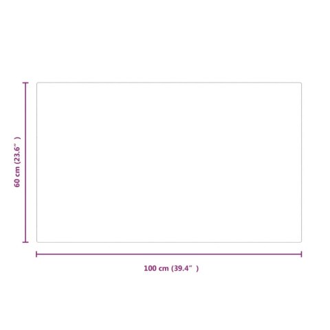 PANEL KOMINKOWY SZKLANY PROSTOKĄTNY 100X60CM