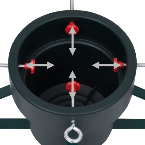 STOJAK POD CHOINKĘ CZARNY METALOWY DO 210CM STABILNY TRWAŁY