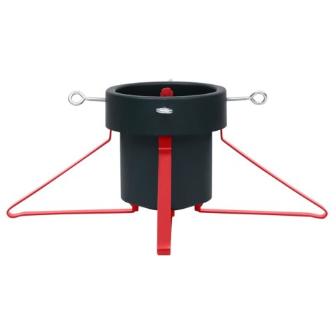 STOJAK POD CHOINKĘ METALOWY ZIELONO CZERWONY DO 210CM STABILNY