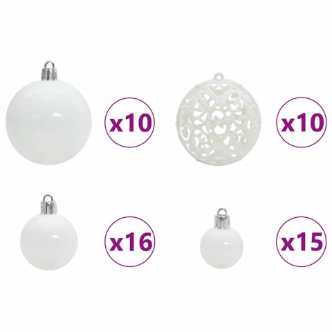 CHOINKA Z 300 DIODAMI LED Z PODSTAWĄ RÓŻOWA 210CM