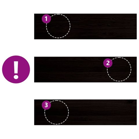 STOPNIE SCHODOWE 2 SZT. BRĄZOWE 100X30X2CM LITE DREWNO DĘBOWE