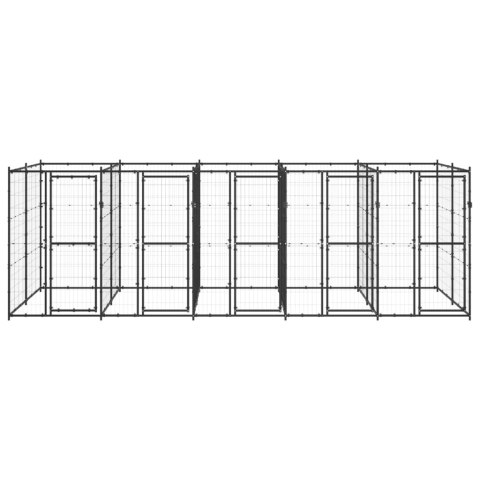 KOJEC ZEWNĘTRZNY DLA PSA STALOWY 12,1M²