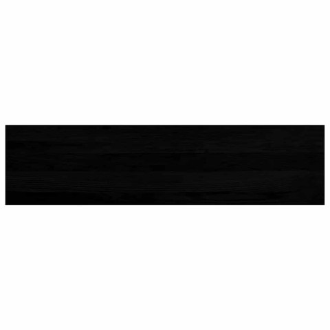 PARAPETY 2 SZT. CIEMNOBRĄZOWY 100X30X2CM LITE DREWNO DĘBOWE