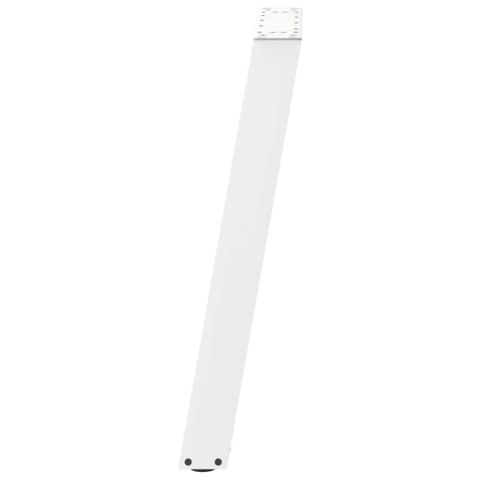 NOGI DO STOŁU JADALNEGO W KSZTAŁCIE LITERY U 2 SZT. BIAŁE 50X(72-73)CM STAL