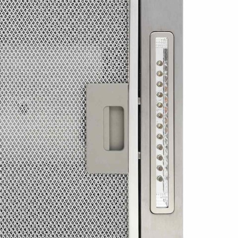 OKAP KUCHENNY Z DOTYKOWYM WYŚWIETLACZEM LCD I LED 756M³/H