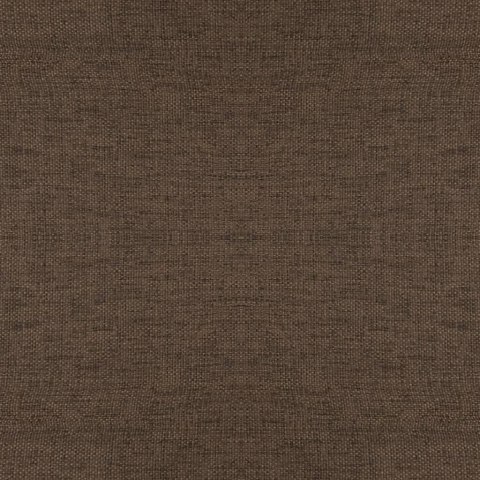 VidaXL Podnóżek z drewnianymi nóżkami, brązowy, obity tkaniną