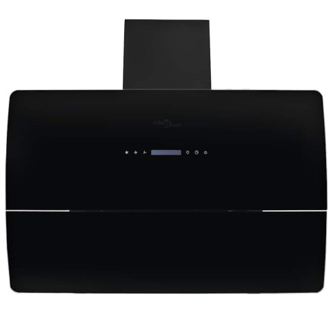 ŚCIENNY OKAP KUCHENNY STAL NIERDZEWNA 756 M³/H 90CM CZARNY