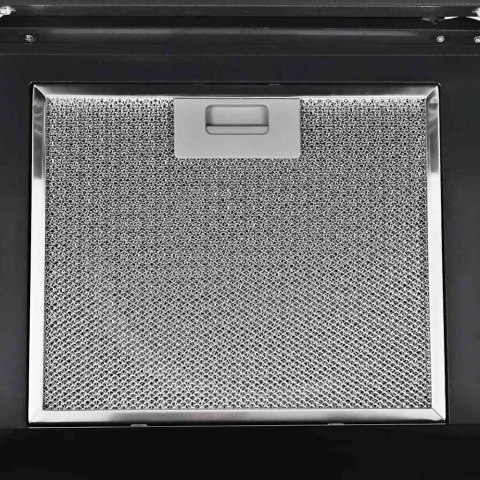 ŚCIENNY OKAP KUCHENNY STAL NIERDZEWNA 756 M³/H 90CM CZARNY