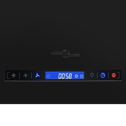 WISZĄCY OKAP NAD WYSPĘ DOTYKOWY LCD 55CM STALOWY