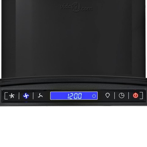 ŚCIENNY OKAP KUCHENNY STAL NIERDZEWNA 756 M³/H 60CM CZARNY