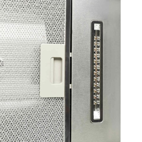 VidaXL Okap kuchenny LED, stal nierdzewna, 90 cm, 756 m³/h