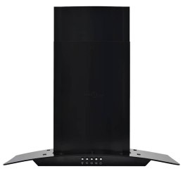 ŚCIENNY OKAP KUCHENNY STAL NIERDZEWNA 756 M³/H 60CM CZARNY