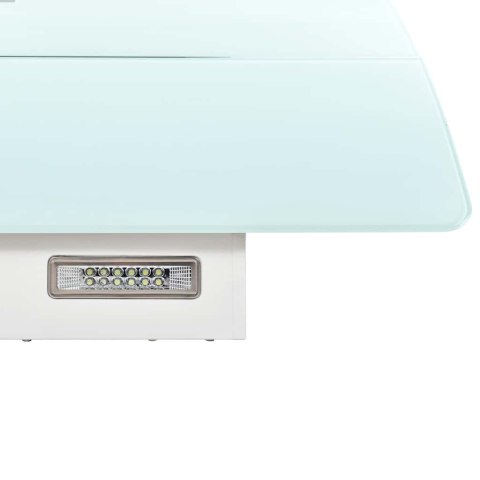 VidaXL Ścienny okap kuchenny, stal nierdzewna, 756 m³/h, 90 cm, biały