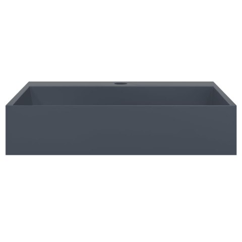 UMYWALKA 50X38X11CM KOMPOZYT MINERALNY/MARMUROWY ANTRACYT