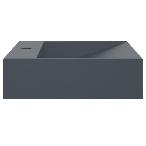 UMYWALKA 50X38X11CM KOMPOZYT MINERALNY/MARMUROWY ANTRACYT