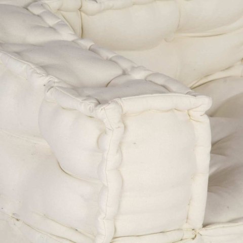 MODUŁOWY PUF KREMOWY 140X70X36 TKANINA