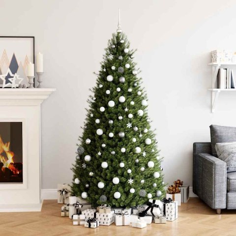 111-CZ. ZESTAW OZDÓB ŚWIĄTECZNYCH BIAŁO-SZARY POLISTYREN