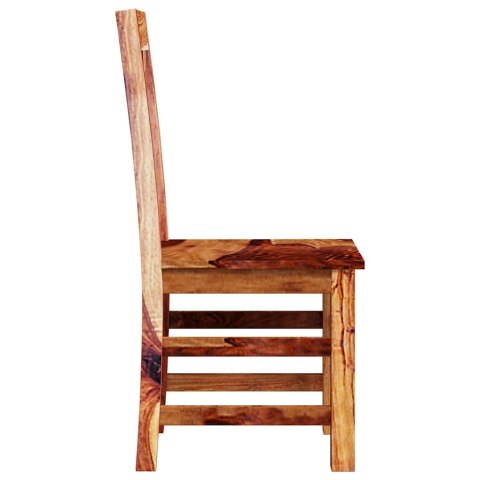 KRZESŁA DO JADALNI 2 SZT. DREWNO AKACJOWE