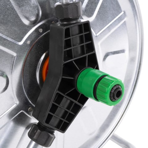 BĘBEN ŚCIENNY NA WĄŻ STALOWY 50M 1/2" LUB 35M 3/4"