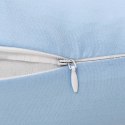 PODUSZKA CIĄŻOWA W KSZTAŁCIE J 54X(36-43)CM NIEBIESKA