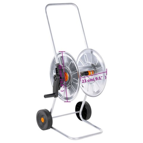 WÓZEK Z BĘBNEM NA WĄŻ 50M 1/2" LUB 35M 3/4" STALOWY