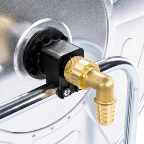 WÓZEK Z BĘBNEM NA WĄŻ 80M 3/4" STALOWY