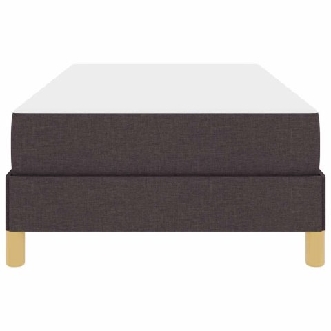 ŁÓŻKO SPRĘŻYNOWE BRĄZOWY 80X200CM