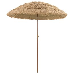 PARASOL PLAŻOWY BRĄZOWY Ø 160X196CM STAL