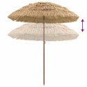 PARASOL PLAŻOWY BRĄZOWY Ø 160X196CM STAL