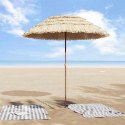 PARASOL PLAŻOWY BRĄZOWY Ø 160X196CM STAL