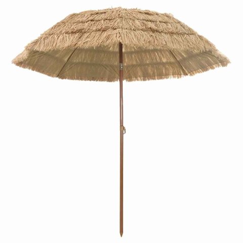 PARASOL PLAŻOWY BRĄZOWY Ø 206X209.5CM STAL