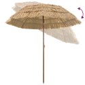 PARASOL PLAŻOWY BRĄZOWY Ø 206X209.5CM STAL