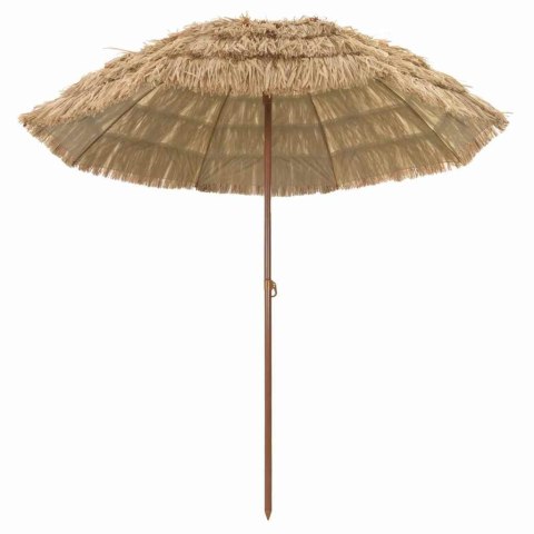 PARASOL PLAŻOWY BRĄZOWY Ø 206X209.5CM STAL