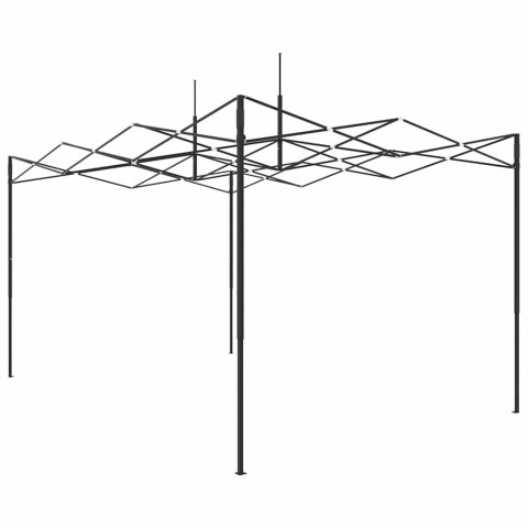 SZKLARNIA OGRODOWA Z DACHEM ZIELONA 290X430X315CM STAL
