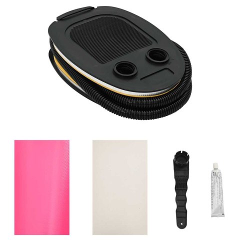 DMUCHANY WAŁEK GIMNASTYCZNY Z POMPKĄ 120X90CM PVC RÓŻOWY