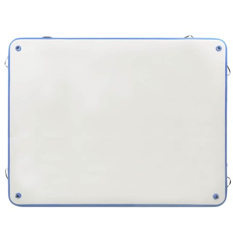 NADMUCHIWANA PLATFORMA WODNA NIEBIESKO-BIAŁA 300X300X15CM