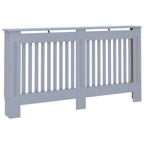 OSŁONA NA KALORYFER GRZEJNIK ANTRACYTOWA 152X19X81CM MDF