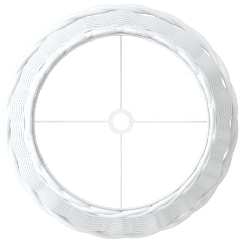 KLOSZ DO LAMPY BIAŁY Ø25X17CM WIKLINA