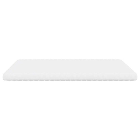 VidaXL Materac piankowy, biały 180x220 cm, 7-strefowy, twardość 20 ILD