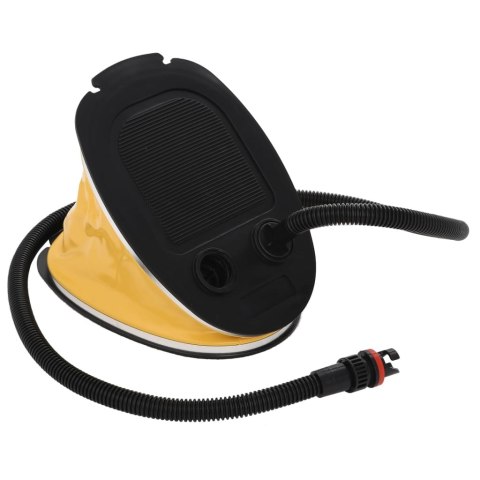 POMPKA NOŻNA 26X18CM PP I PE SZARO-ŻÓŁTA