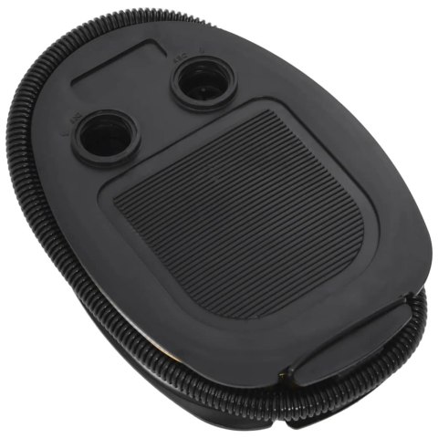 POMPKA NOŻNA 26X18CM PP I PE SZARO-ŻÓŁTA